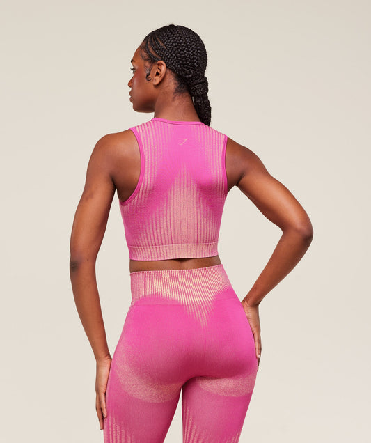 Diffuse Seamless Cropped Tank - US 7728