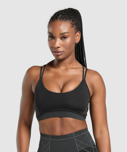 Apex Seamless Strappy Sports Bra - US 2841