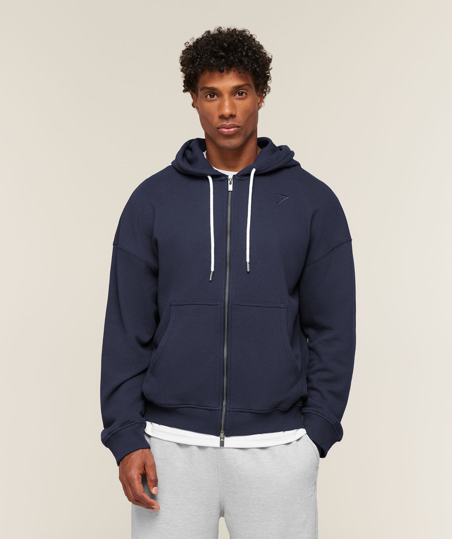 Campus Crest Zip Through Hoodie - US 1832
