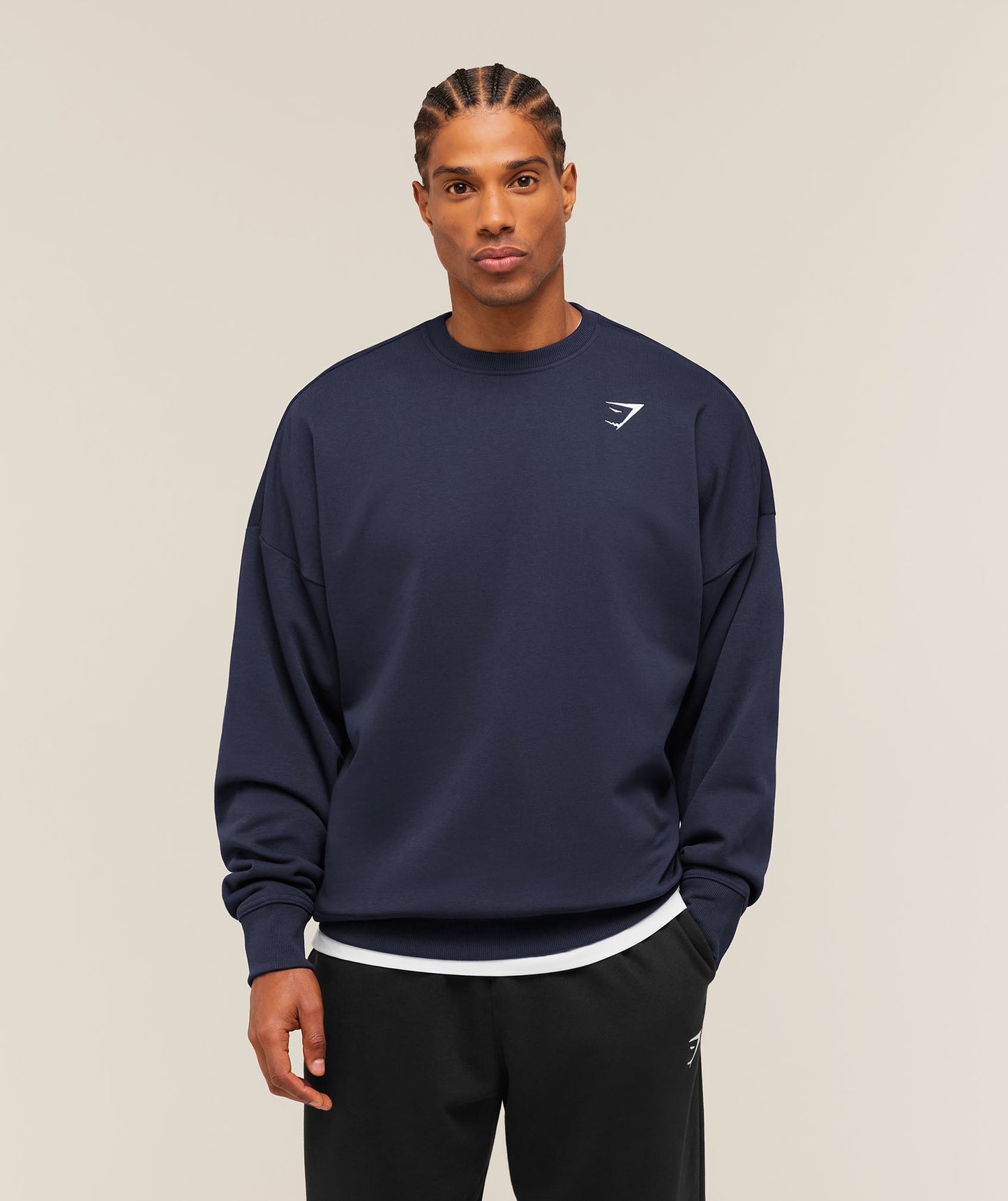 Oversized Crest Crew - US 3080