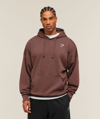 Crest Oversized Hoodie - US 0892