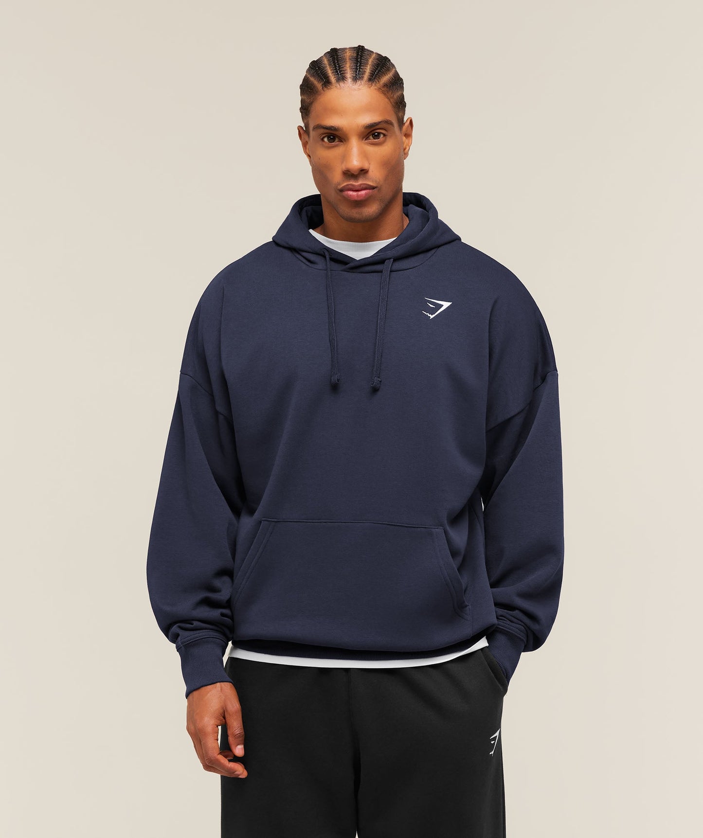 Crest Oversized Hoodie - US 0892