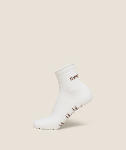 Frill Pilates Midi Sock - US 0268