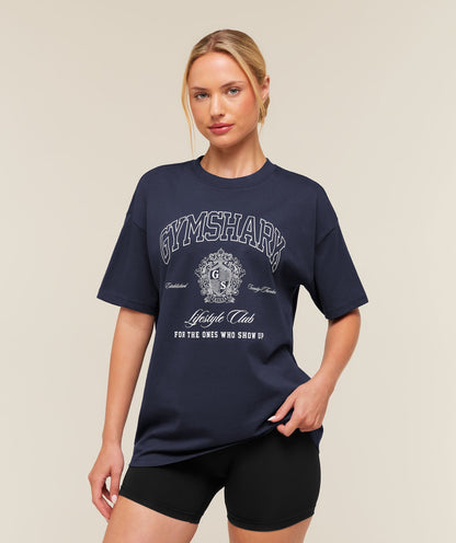 College Crest Graphic T-Shirt - US 6111
