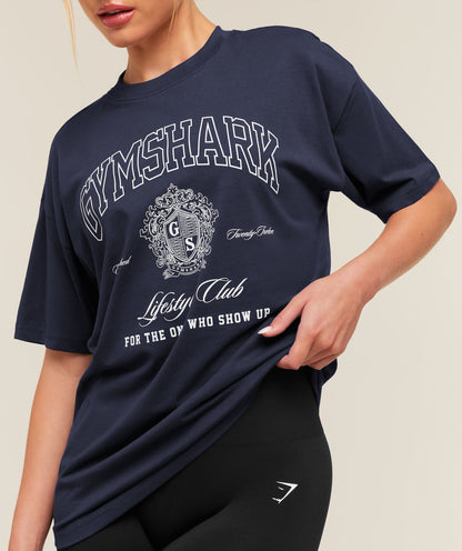 College Crest Graphic T-Shirt - US 5310