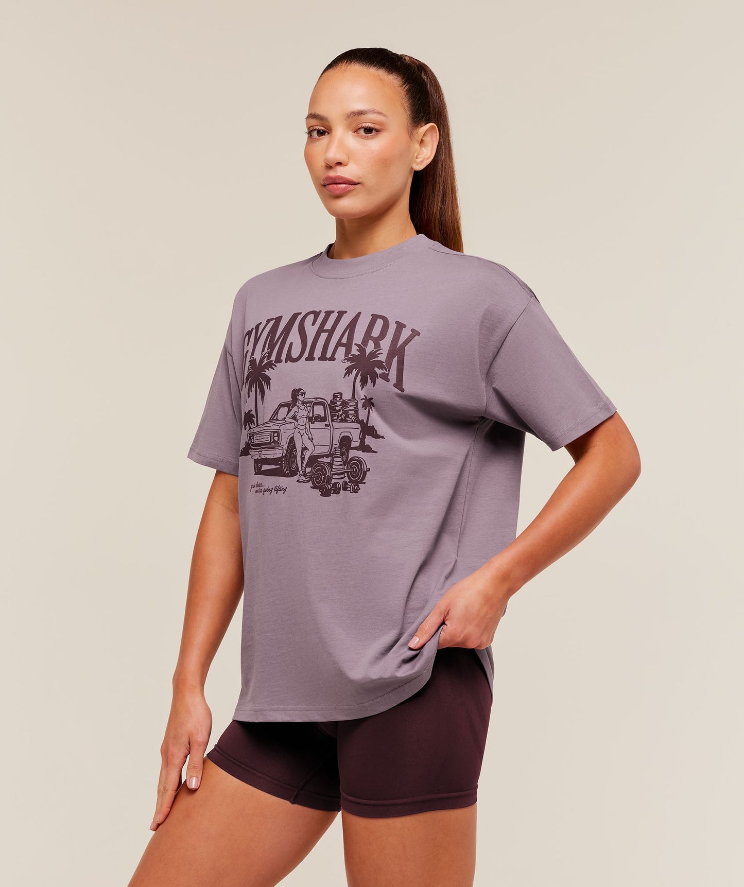 Pick Up Truck Graphic Short Sleeve T-Shirt - US 2424