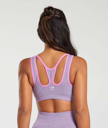 Marl Seamless Scoop Bra - US 2035