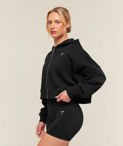 Training Oversized Boxy Zip Through Hoodie - US 2465