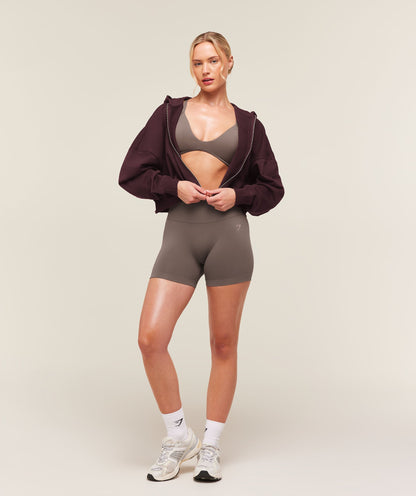 Training Oversized Boxy Zip Through Hoodie - US 1517