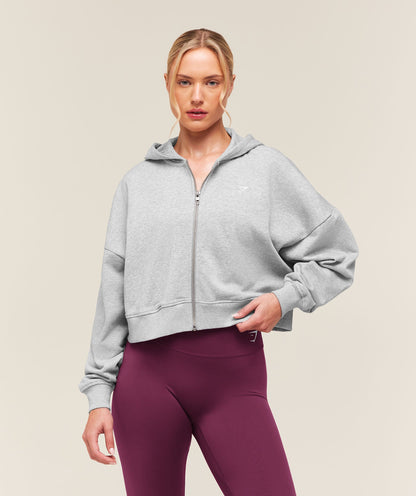 Training Oversized Boxy Zip Through Hoodie - US 1517