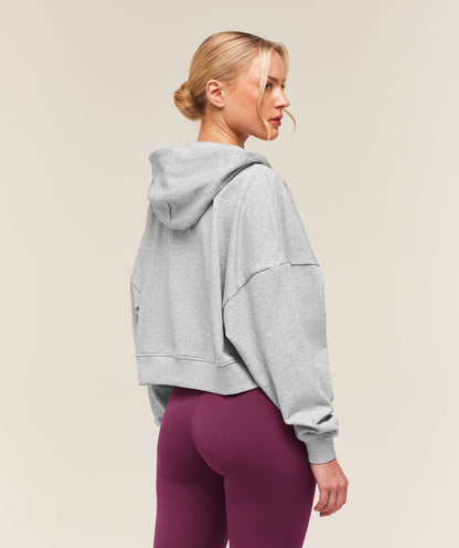 Training Oversized Boxy Zip Through Hoodie - US 3698