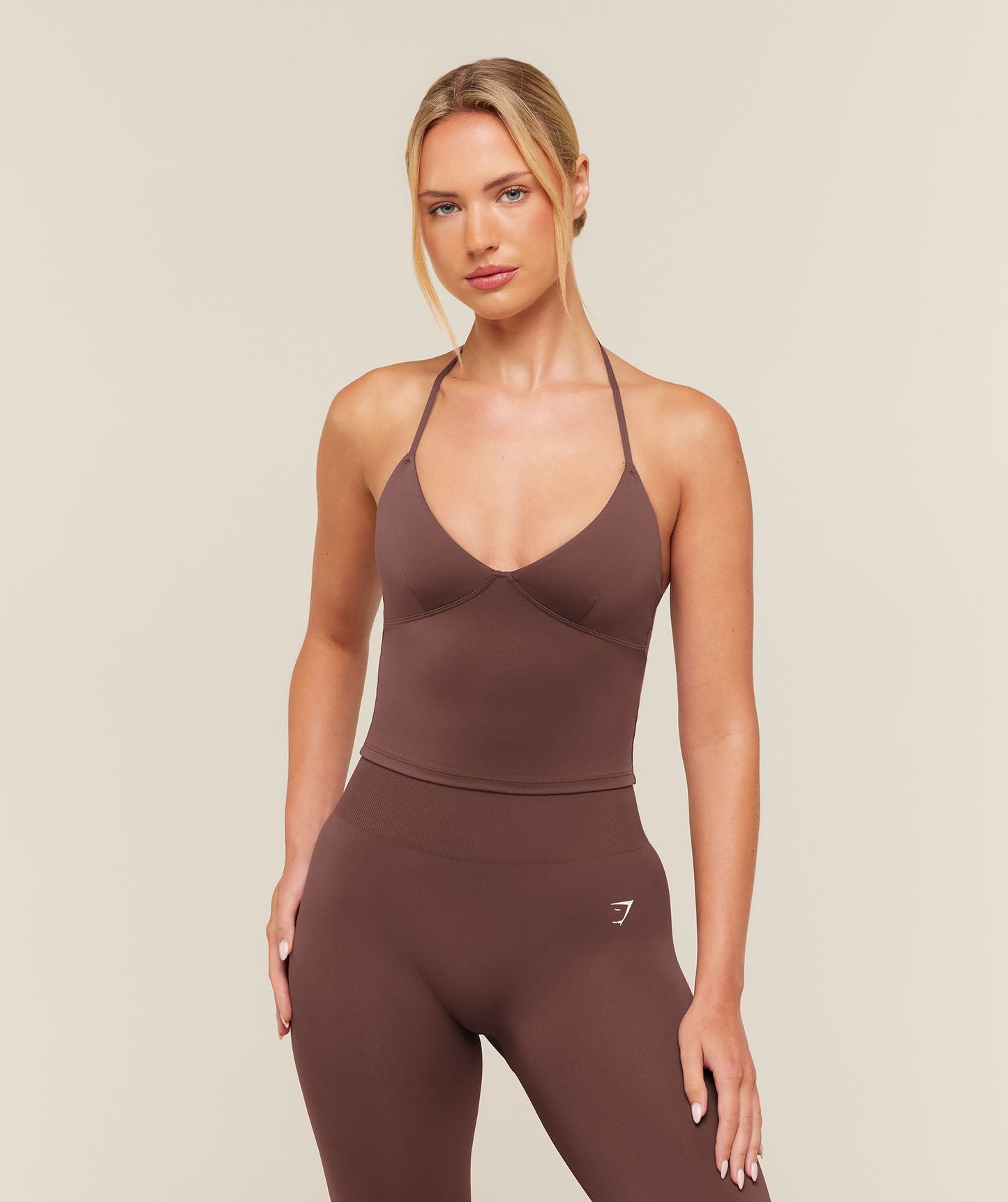 Training Scoop Back Halterneck - US 9588
