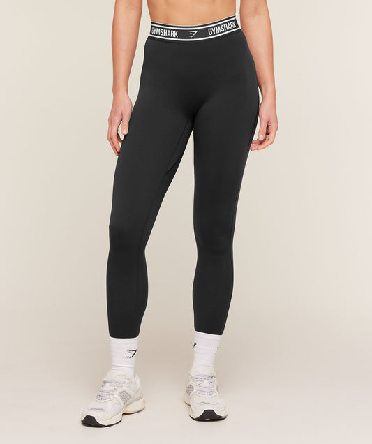 Waistband Logo Leggings - US 9019