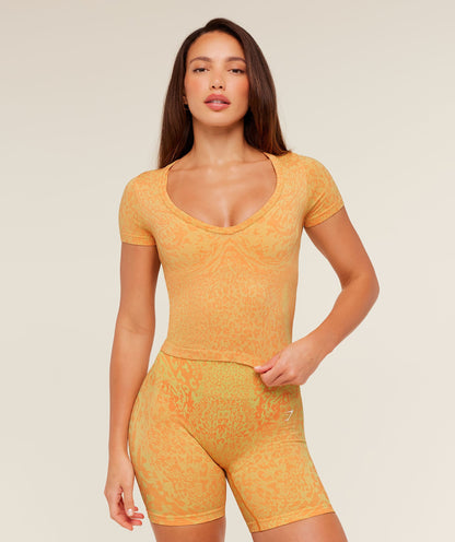 Adapt Animal X Whitney Short Sleeve Top - US 8230