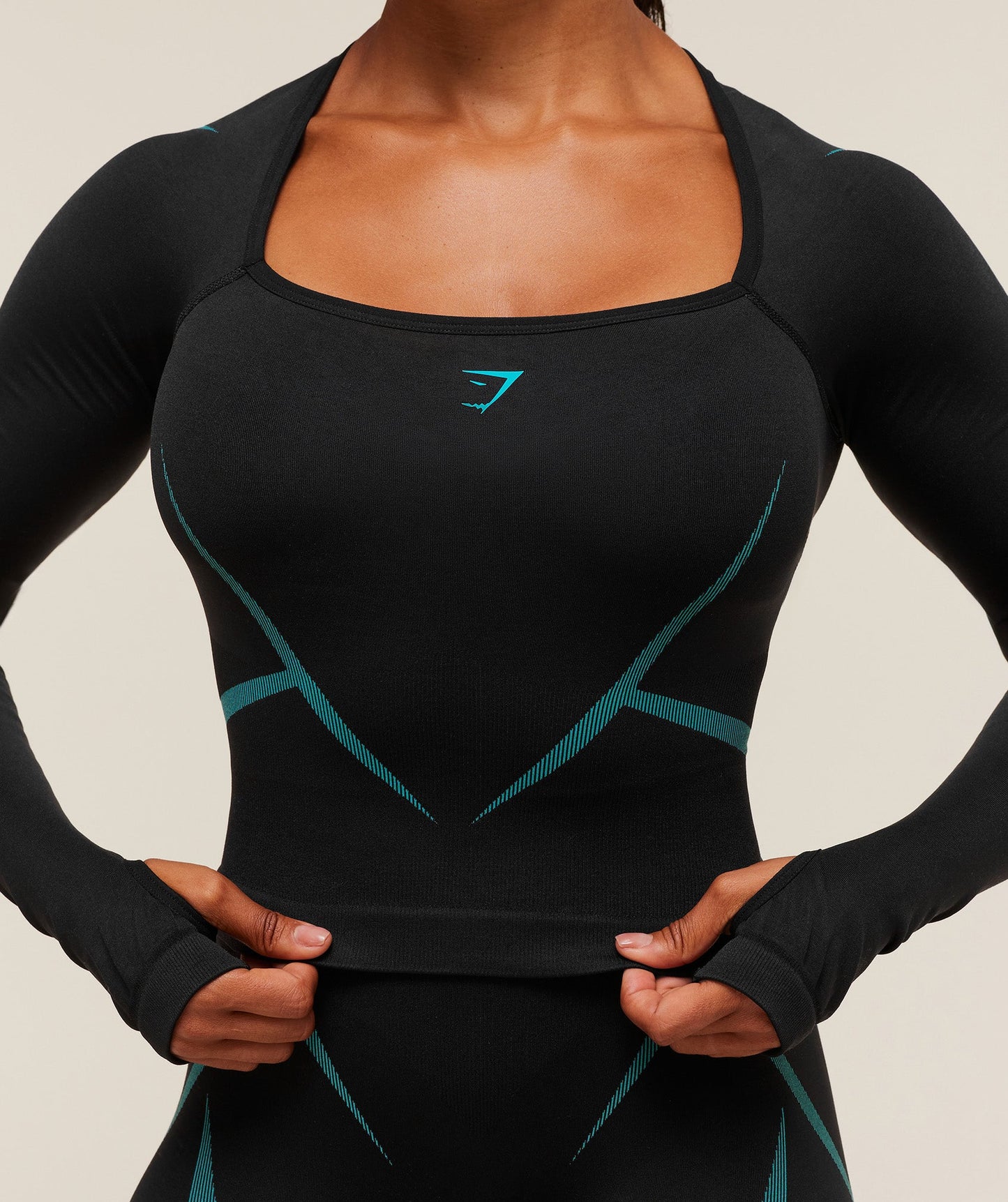 Apex Lift Seamless Long Sleeve Crop Top - US 5834