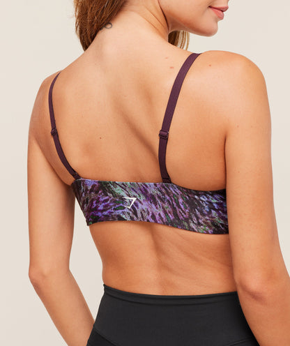 Printed Twist Front Bralette - US 9459