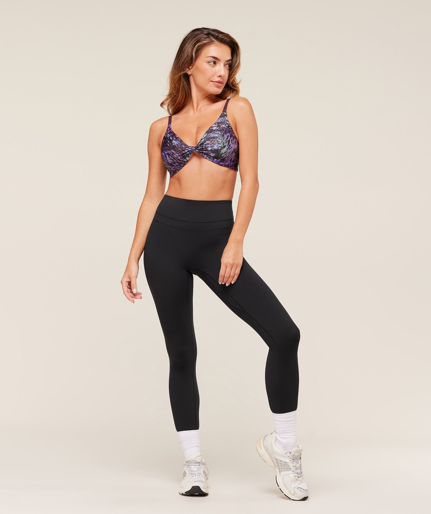 Printed Twist Front Bralette - US 9459