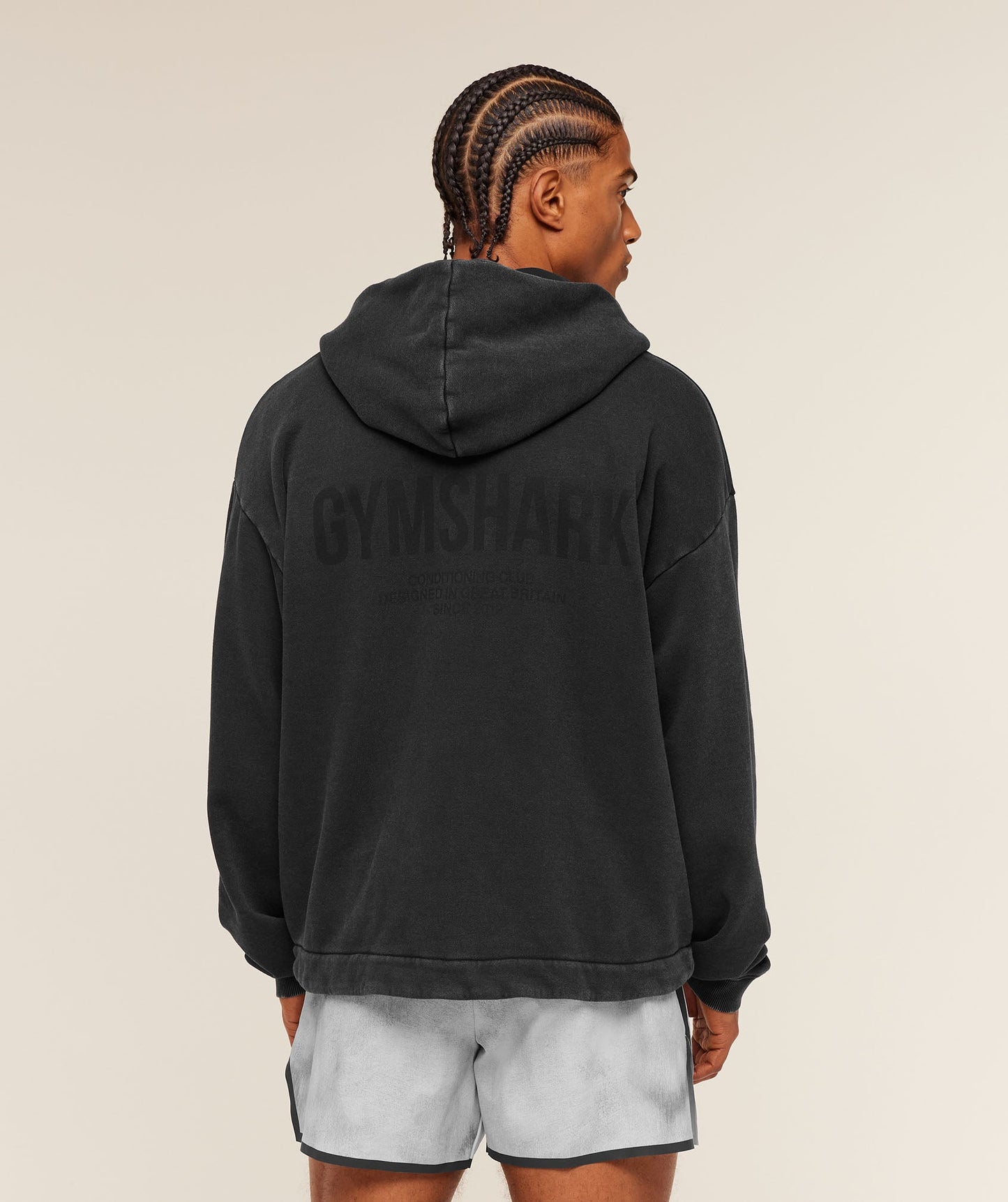 Conditioning Club Washed Zip Through Hoodie - US 1778