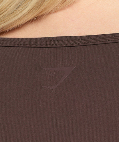 Contrast Seamless Crop Top - US 2339