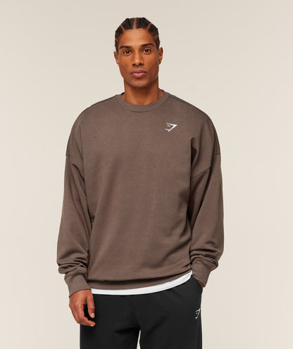 Oversized Crest Crew - US 3962