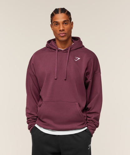 Crest Oversized Hoodie - US 0296