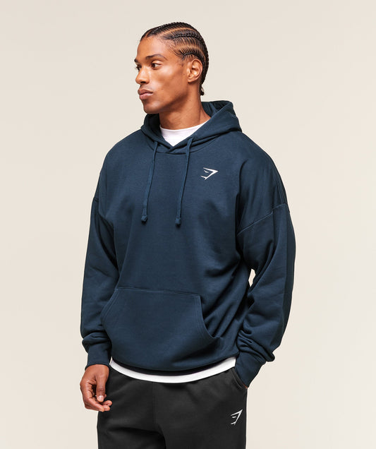Crest Oversized Hoodie - US 2672