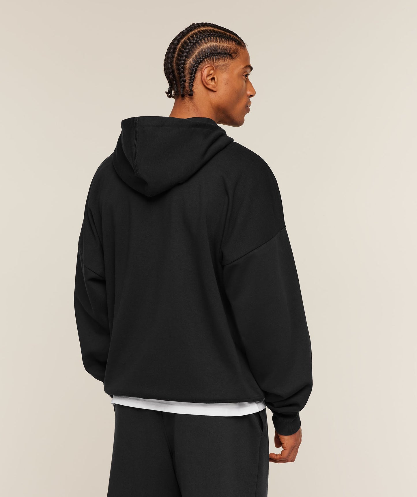 Crest Oversized Zip Up Hoodie - US 9473