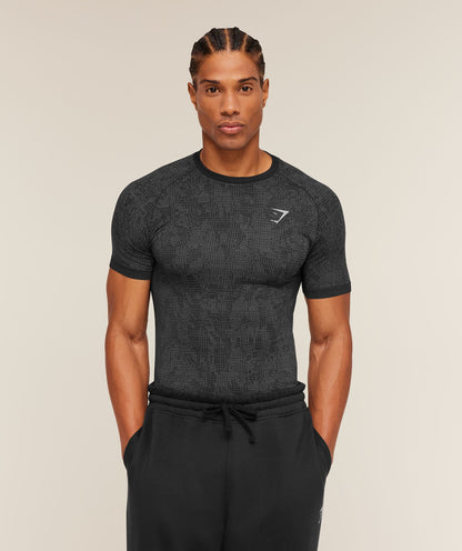 Geo Seamless Grid T-Shirt - US 5569