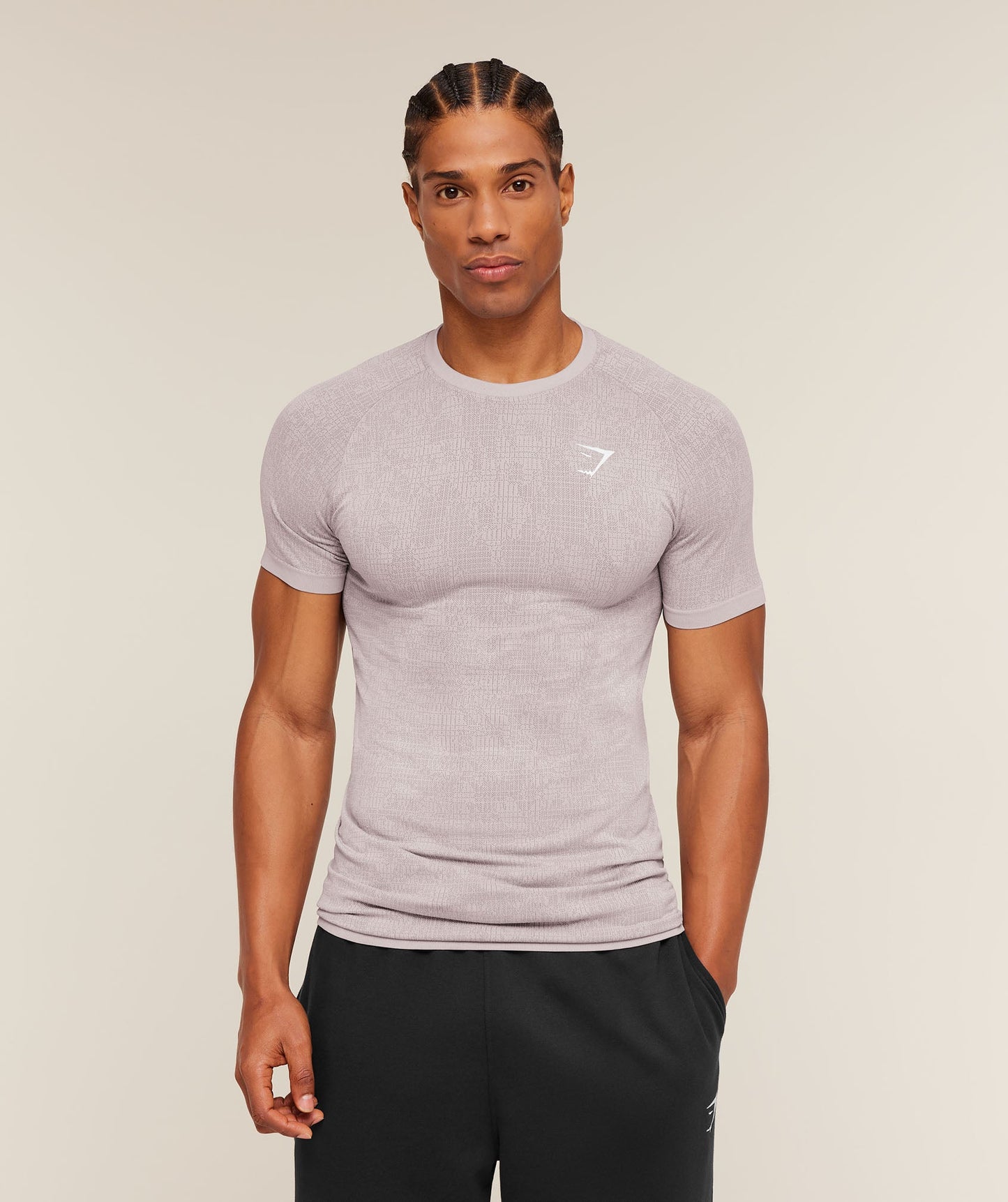 Geo Seamless Grid T-Shirt - US 5751