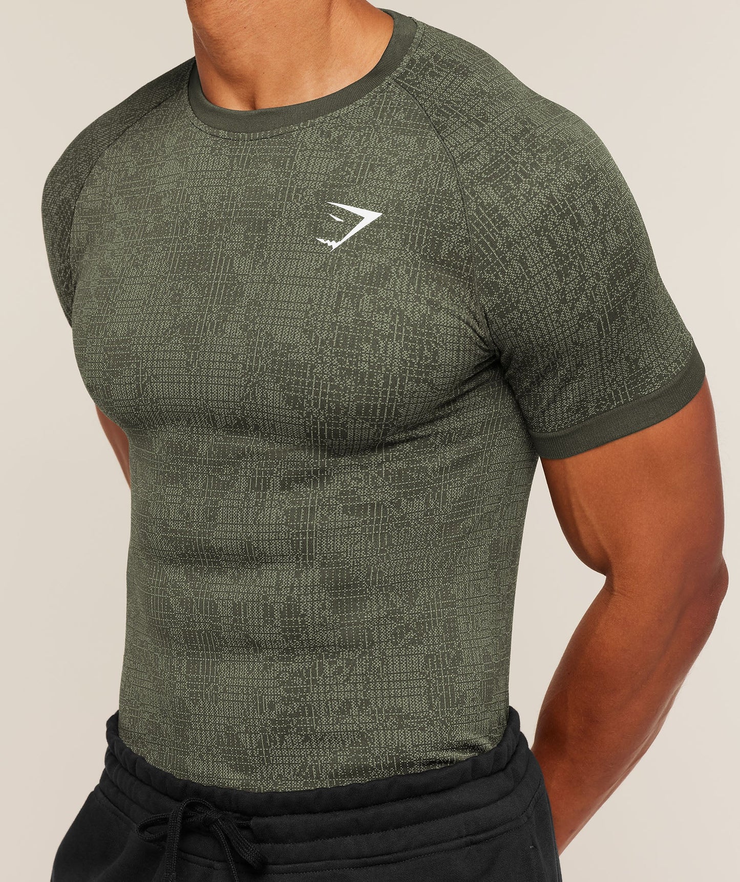 Geo Seamless Grid T-Shirt - US 1606