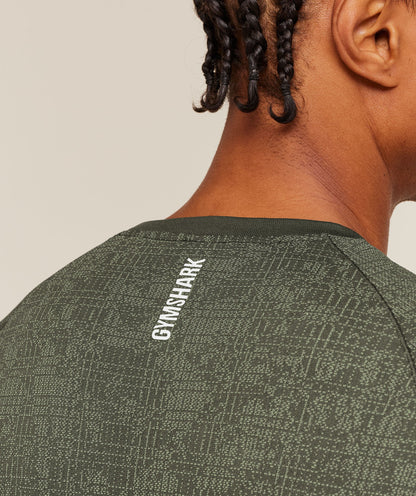 Geo Seamless Grid T-Shirt - US 1606