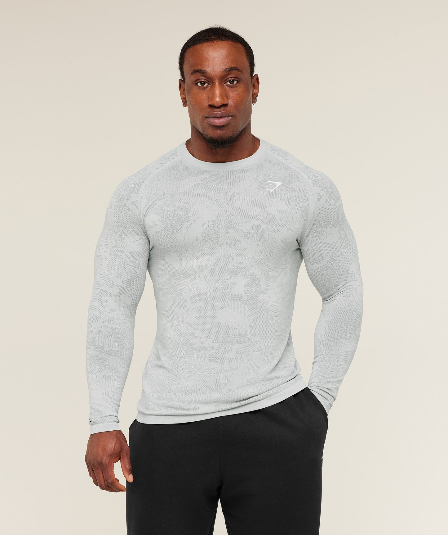 Geo Seamless Long Sleeve T-Shirt - US 0894