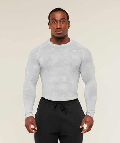 Geo Seamless Long Sleeve T-Shirt - US 0894