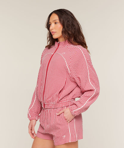 Gingham Track Jacket - US 2756