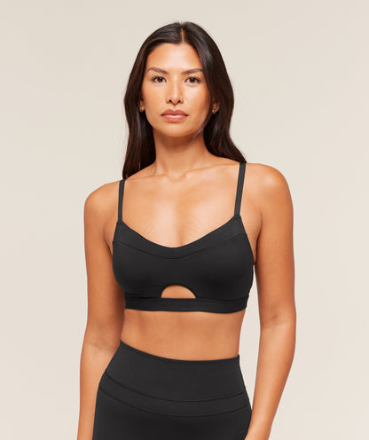 Balcony Peekaboo Sports Bra - US 9364