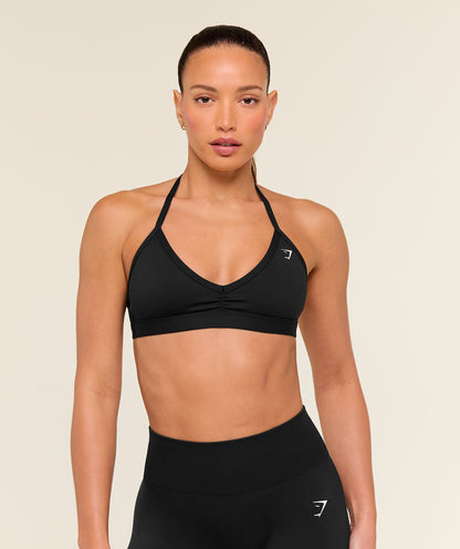 Minimal Halterneck Sports Bra - US 8682