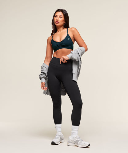 Ruched Strappy Sports Bra - US 8860