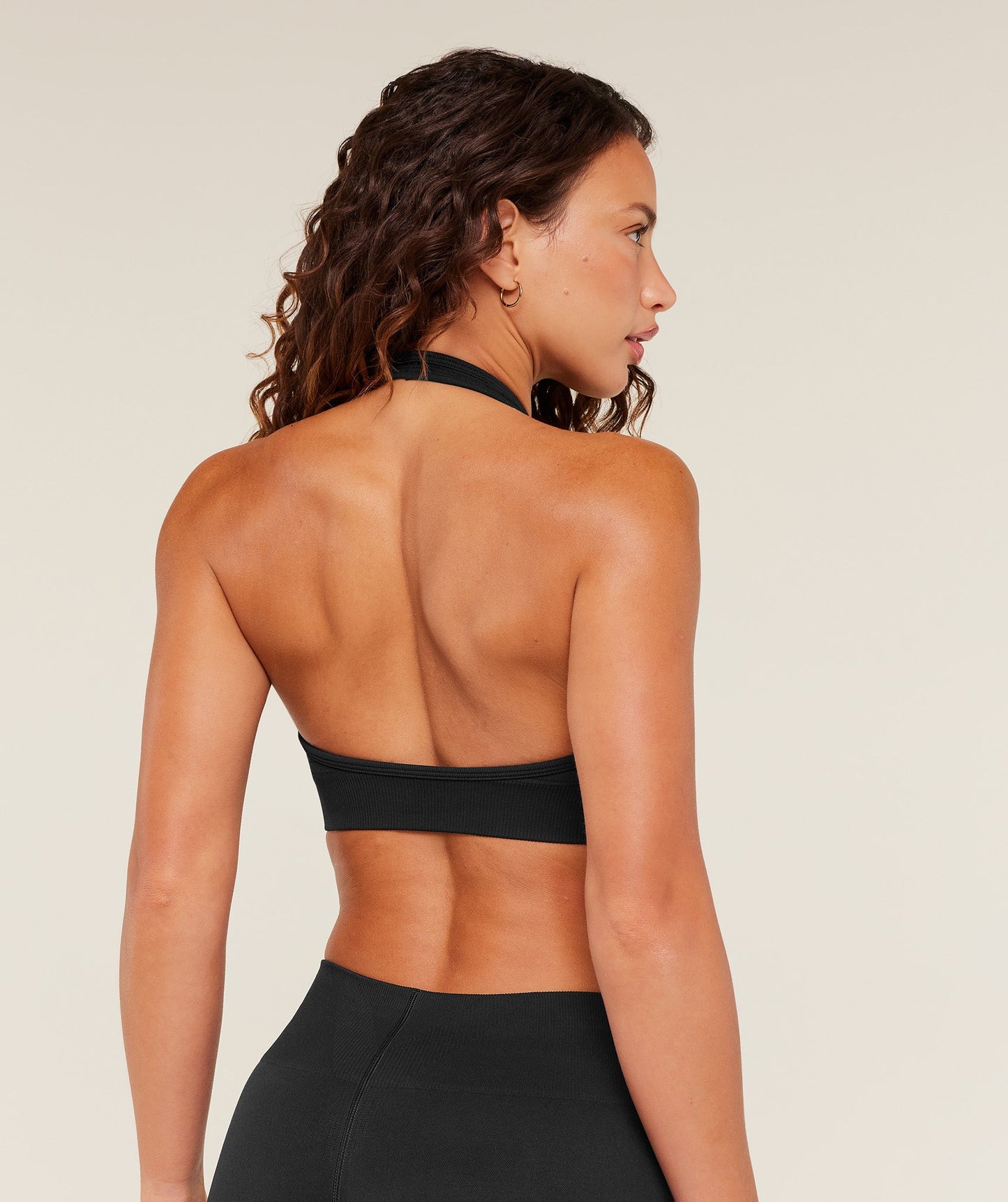 Steel Seamless Halter Neck Bra - US 3307