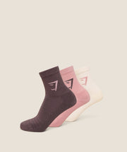 Soft White /  Light Pink /  Cool Brown
