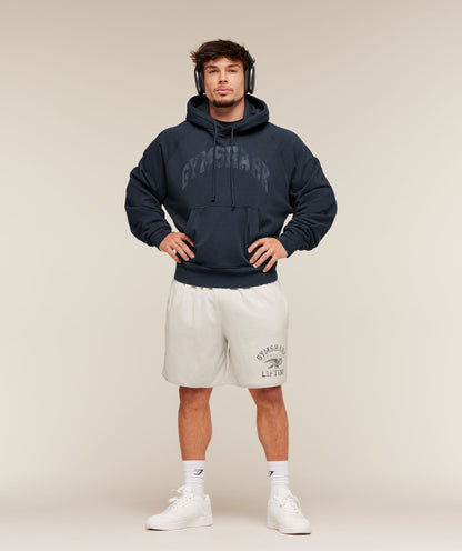Retro Collegiate Graphic Hoodie - US 3340