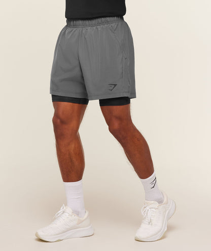 Sport 5\" 2 in 1 Shorts - US 7813