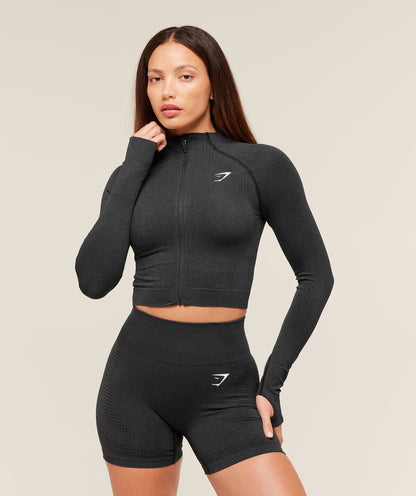 Vital Seamless Midi Zip 2.0 Pullover - US 4932